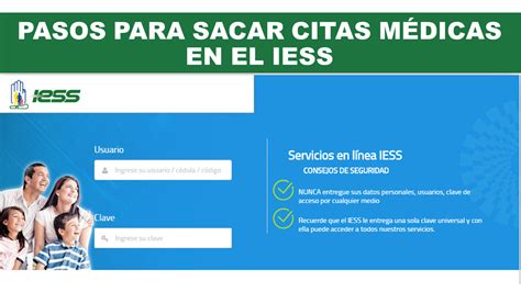 agendamiento iess citas médicas|